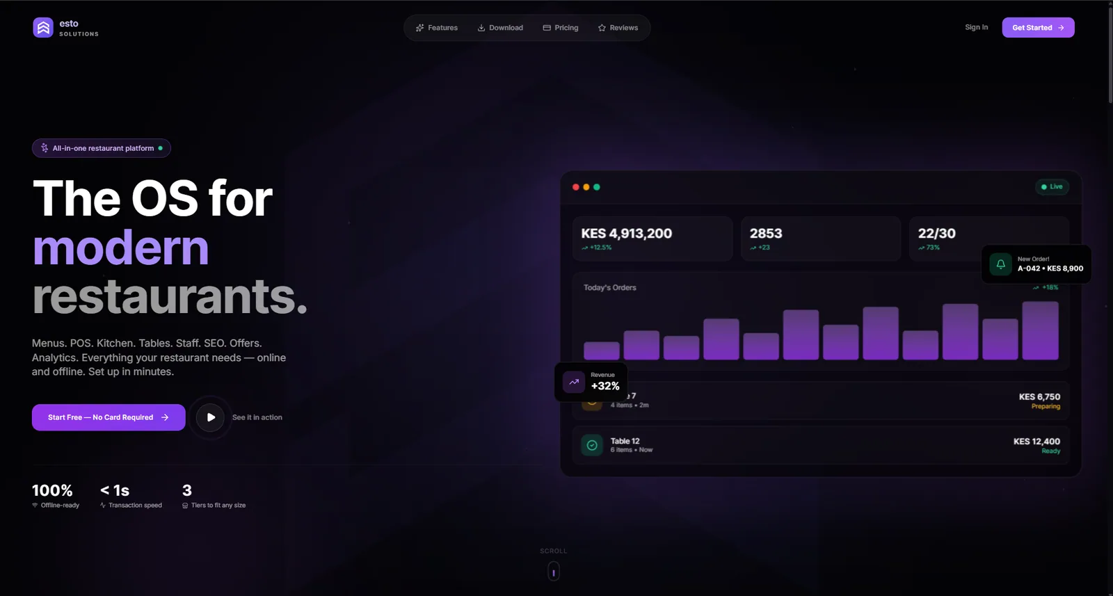 Esto product screenshot
